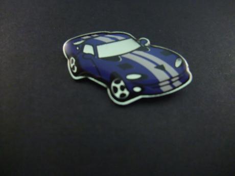 Dodge Viper ( Chrysler Viper) blauw sportwagen